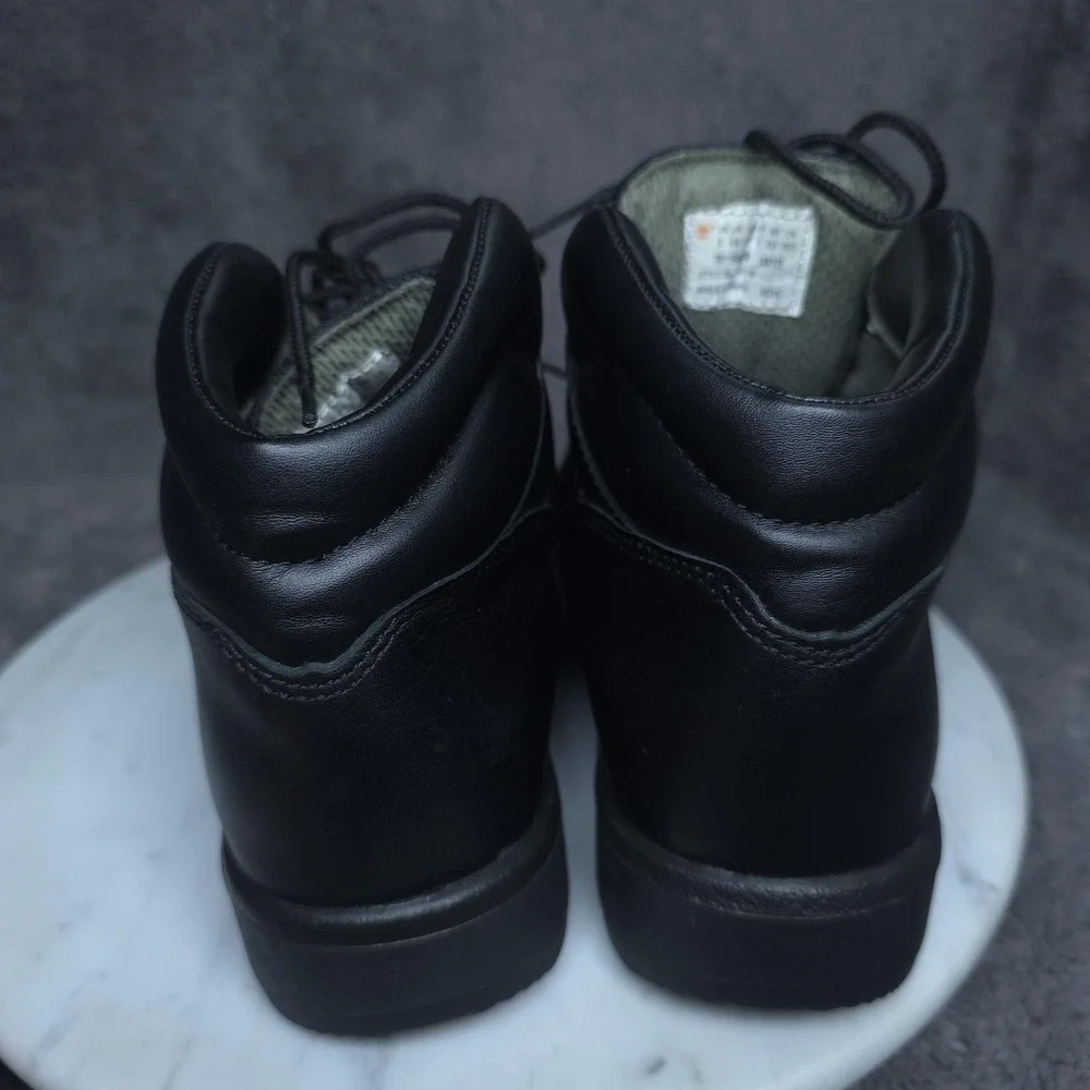 Timberland Boots Shoes Boys Size 5 Black Leather Hiking Trail Combat TB11590607